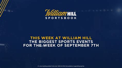 What To Watch With William Hill Biggest Sports Events Week Of