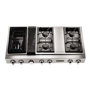 Jennair Pro-Style™ 48 in. Gas Downdraft Cooktop in Pro-Style® Stainless ...