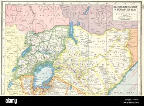 British East Africa Map