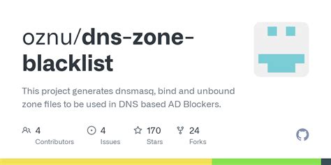 Github Oznudns Zone Blacklist This Project Generates Dnsmasq Bind