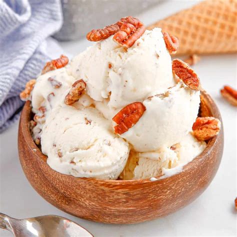 No Churn Butter Pecan Ice Cream The Country Cook