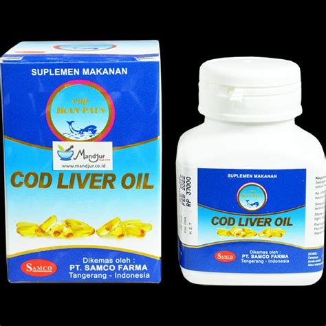 Jual Cod Liver Oil Cap Ikan Paus Suplemen Minyak Ikan Di Lapak Bsd