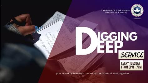 Digging Deep Service Tuesday July 16th 2024 YouTube