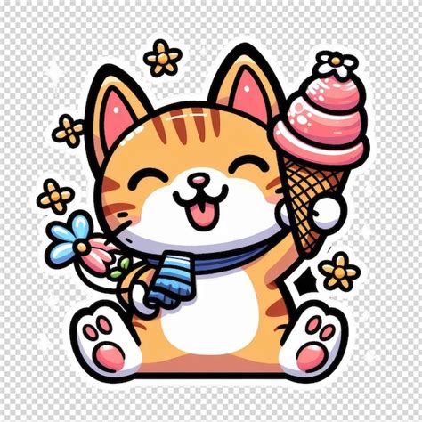 Premium PSD Lovely Cute Adorable Sticker