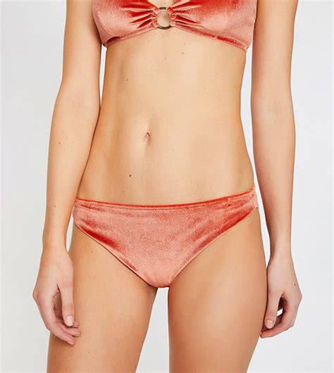 Buy Koton Solid Bikini Brief In Orange Thstreet Qatar