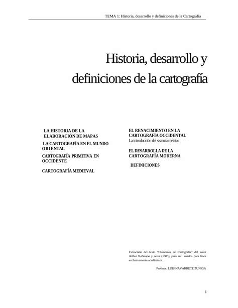 Pdf Tema Desarrollo De La Cartograf A Dokumen Tips