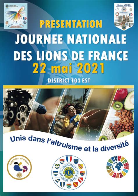 Affiche Lions Clubs