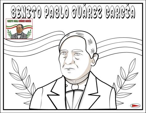 Benito Ju Rez Para Colorear Pliactom En Benito Juarez Para