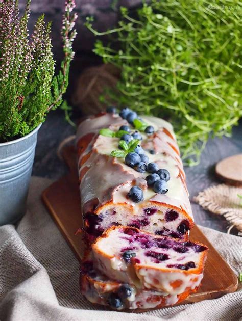 Cytrynowe Ciasto Jogurtowe Z Jagodami Lemon Blueberry Yogurt Cake