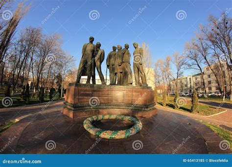 The Monument To Dagestani Fighters for Soviet Power in Makhachkala City Editorial Image - Image ...