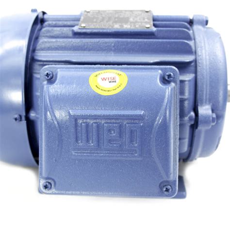 WEG 00156ET3H143T W22 1 1 2 HP 3 Phase General Purpose Motor