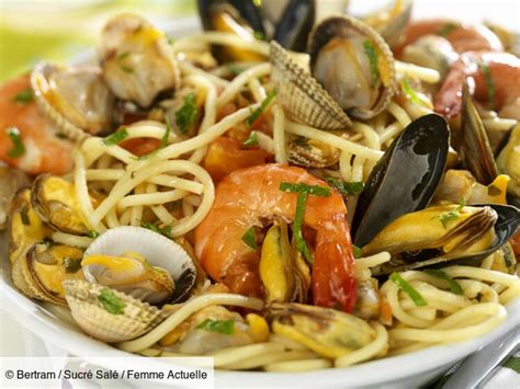 Spaghettis Aux Fruits De Mer Rapide Découvrez Les Recettes De Cuisine De Femme Actuelle Le Mag