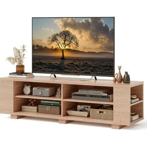 Costway Tv Schrank Lowboard F R Fernseher Bis Zu Zoll Fernsehtisch