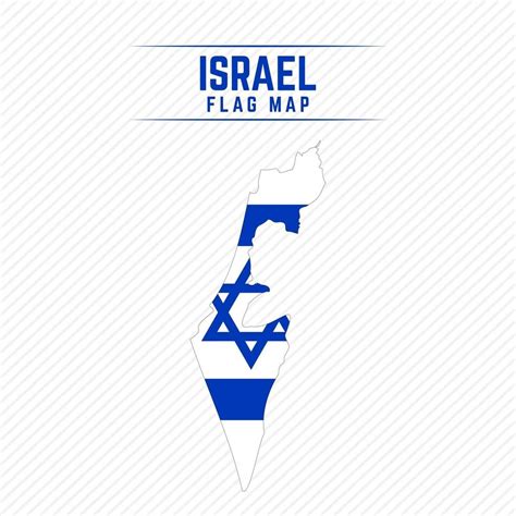 Flag Map of Israel 2400603 Vector Art at Vecteezy