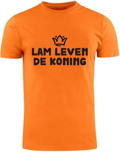 Lam Leven De Koning Oranje Dames T Shirt Koningsdag Willem