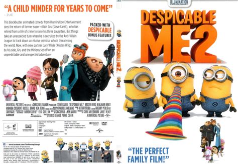 Despicable Me 2 (2013) R1 SLIM DVD Cover and Label - DVDcover.Com