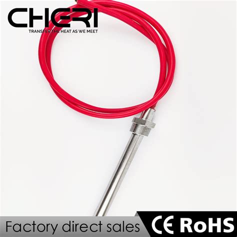 Screw Thread Single End Cylindrical Immersion Micro Cartridge Heater