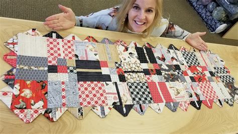 Peek A Boo Prairie Points Table Runner Tutorial Youtube