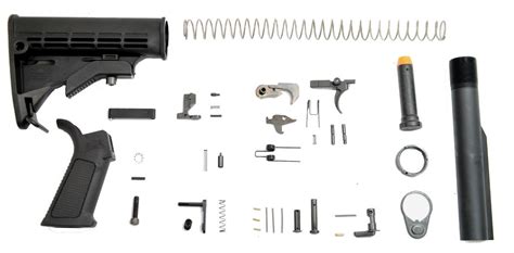 Psa Pa10 Enhanced Classic Lower Build Kit With Overmolded Grip