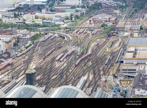 Germany Frankfurt am main railroad train station Stock Photo, Royalty ...