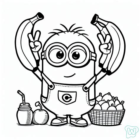 55 Coloriage Minion Téléchargez et imprimez le PDF gratuitement