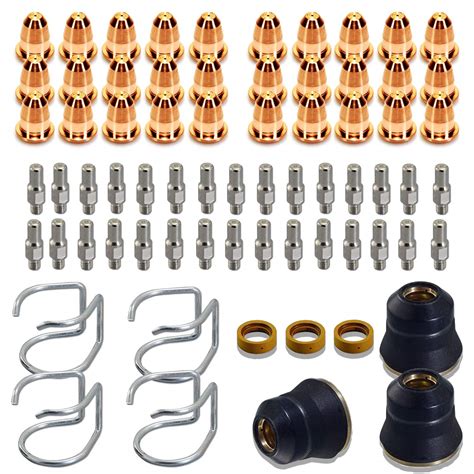 RX WELD 70pcs Plasma Cutter Torch S45 Accessory Kit PR0010 Electrodes