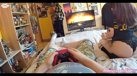 Enafox Gamer Girl Loses Bet To Best Friend Full HD 1080p