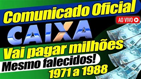 SAIU GRANA pra quem TRABALHOU de 1971 a 1988 OFICIAL CAIXA ECONÔMICA