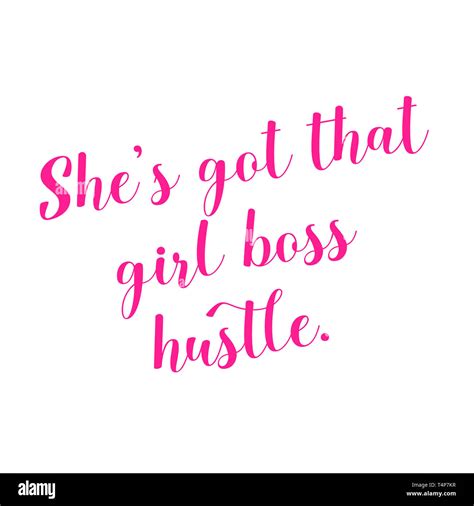 Girl Boss Inspirational Quote Poster Cut Out Stock Images And Pictures Alamy