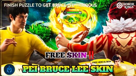 Honor Of King Pei Bruce Lee Skin How To Claim Free Pei Bruce Lee Skin