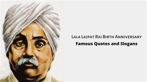 Lala Lajpat Rai Speech, Quotes with Images and Slogans in English and Hindi: 154th Birth ...