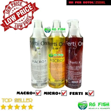 Jual Paket Lengkap Pupuk Cair Aquascape Ferti One Botol Besar Shopee