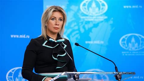 Maria Zakharova, Official Representative of the Russian Foreign Ministry, commented on the ...