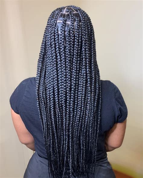 Look Edgier By Wearing These Stylish Box Braids By Microblading Artist Glowgirl Beautybar With