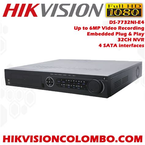 Hikvision DS-7732NI-E4 Embedded Plug & Play 32 channel NVR Network ...