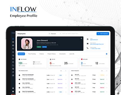 employee profile ui projects   logos illustrations