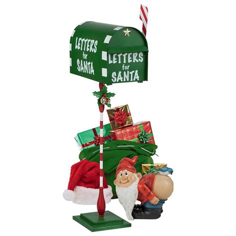 Free Shipping Design Toscano Letters For Santa Metal Holiday Mailbox