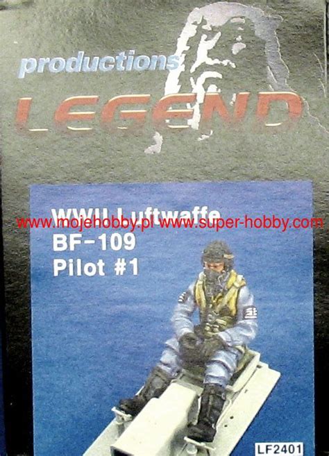 WWII Luftwaffe BF 109 Pilot 1 Legend LF2401