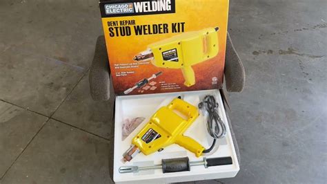 Using the Harbor Freight Stud Welder to Pull Dents | Stud welder ...