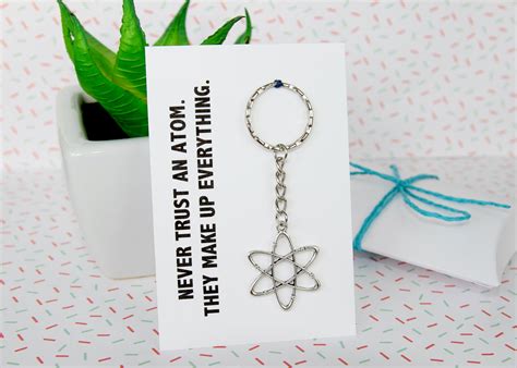 Science Teacher T Geek T Science Keychain Scientist Etsy Uk