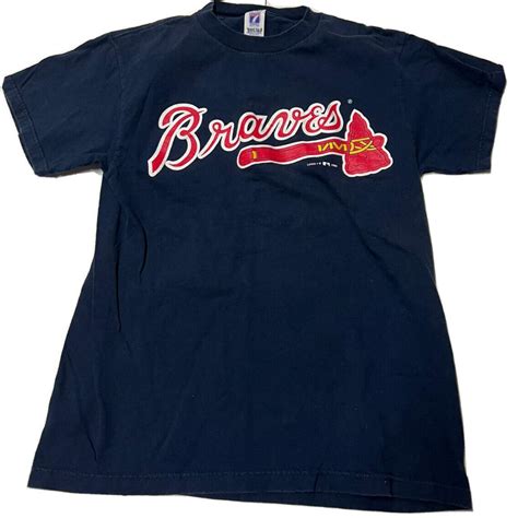 Vintage 1990s Atlanta Milwaukee Braves T Shirt Depop