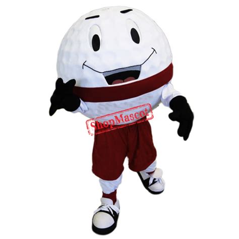 Golf Ball Mascot Costume