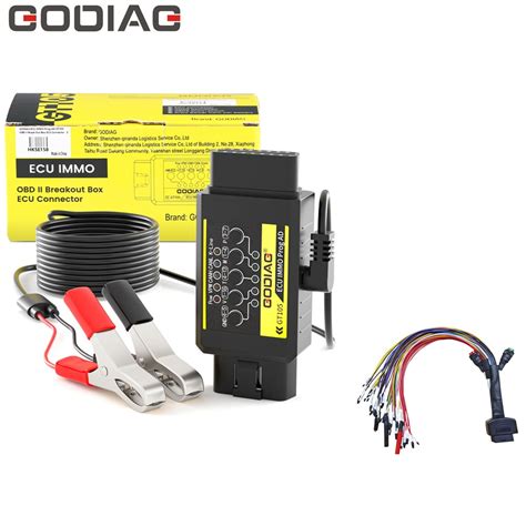 Godiag Ecu Immo Prog Ad Gt Obd Ii Break Out Box Ecu Connector Full