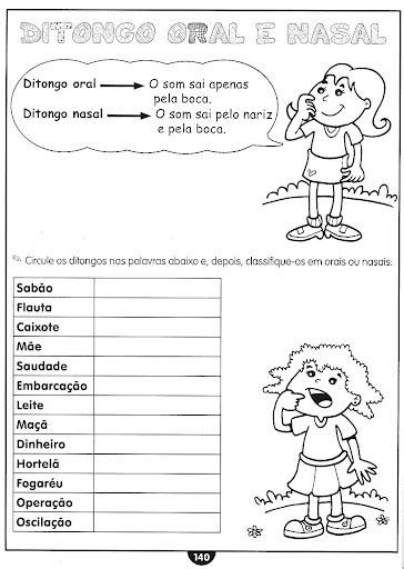20 Palavras Com Som Nasal - 14 Atividades com Som Nasal para Imprimir - Online Cursos Gratuitos