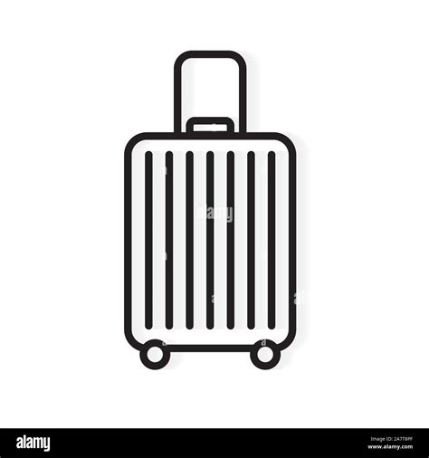 Travel Suitcase Icon Vector Illustration Stock Vector Image Art Alamy