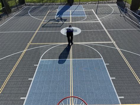 Adding Pickleball To An Existing Basketball Court DeShayes Dream Courts