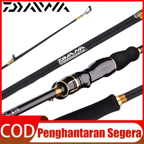 Daiwa Casting Rod Spinning Rod Joran Pancing Carbon Lure Spinning