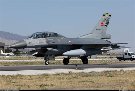 90 0024 Turkish Air Force General Dynamics F 16D Fighting Falcon Photo