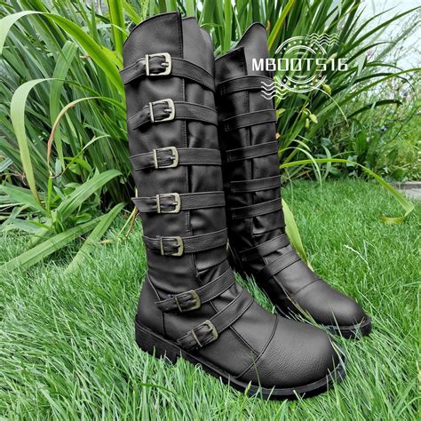 Medieval Boots Renaissance Boots Pirate Boots Viking Boots Etsy