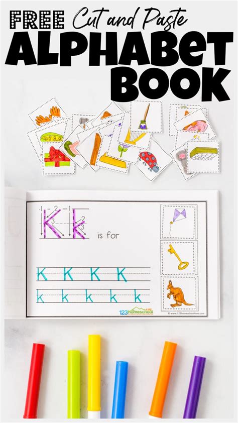 ️ Free Printable Alphabet Cut And Paste Letter Tracing Worksheets